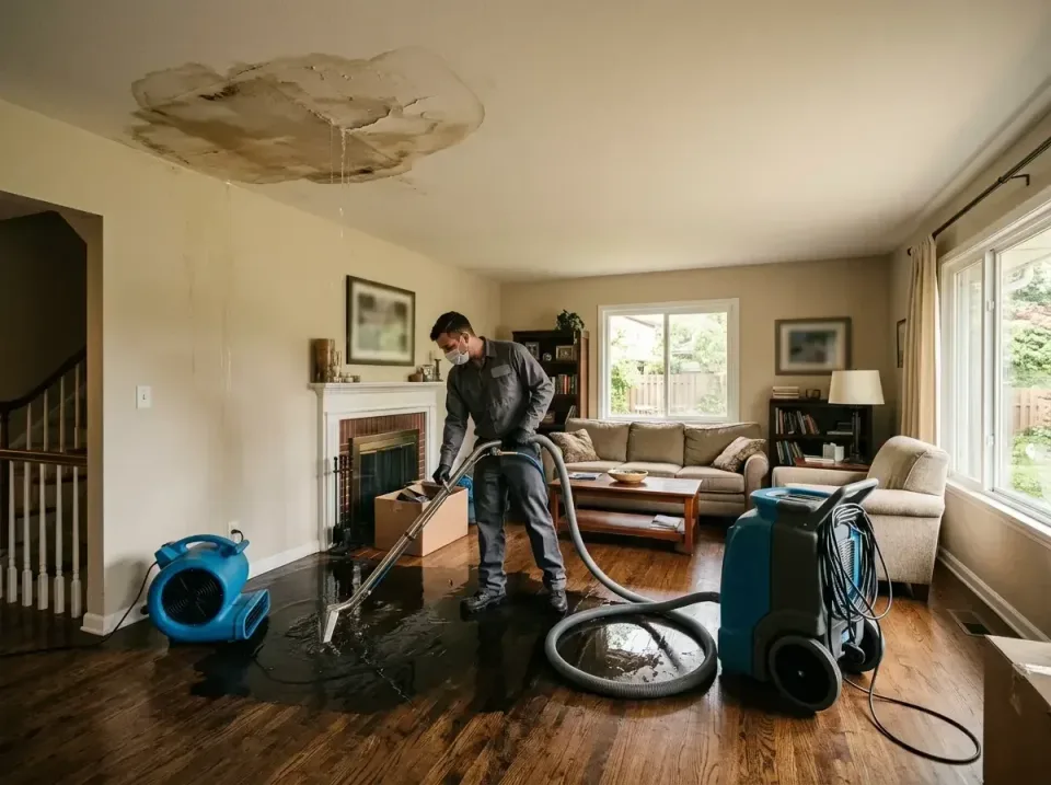 attic-pipe-burst-ceiling-drip-008 — frequently asked questions, Water Damage Restoration & Carpet Care in Germantown, TN
